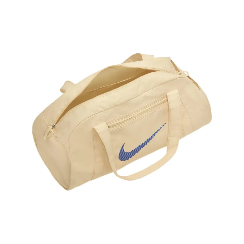 Nike Polyester Handbag Shoulder Bag Crossbody Bag Gym Bag Large Size Unisex Beige-3