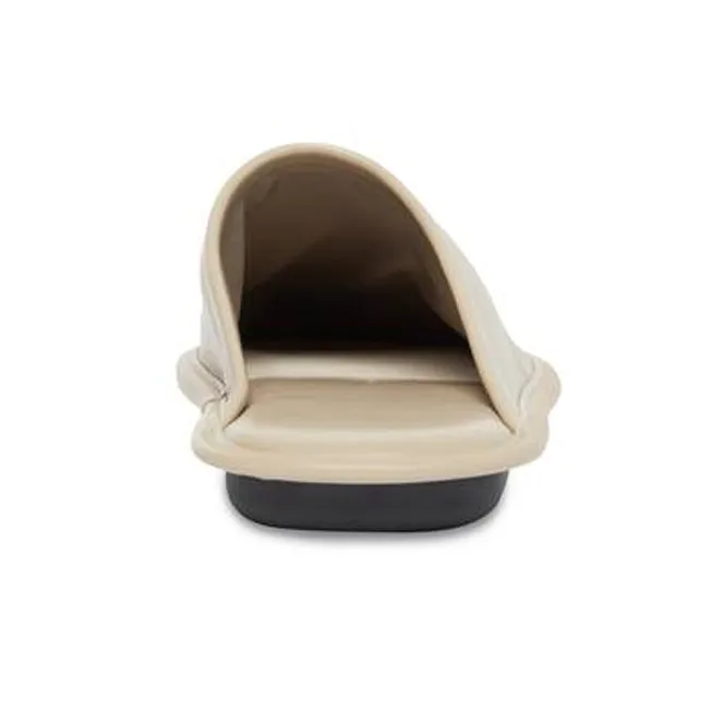 Balenciaga Calf Leather Home Slippers 'Beige'-4