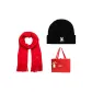 Black+Red Carrot Scarf