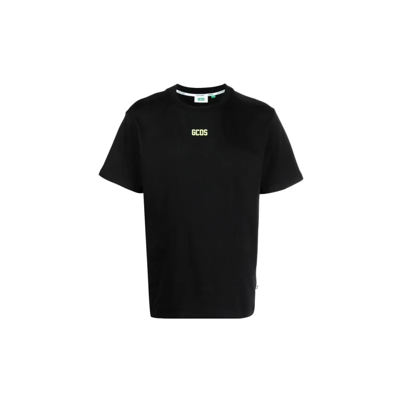 GCDS Logo print Crew neck T shirt-0