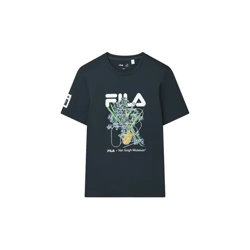 FILA Van Gogh Museum 2.0 T-Shirts Men Jasper Green