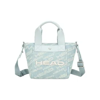 HEAD Tote Bag Shopping Bag Shoulder Bag Crossbody Bag Small Size Unisex Light Blue/Beige