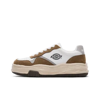 Dickies Low Top Sports Casual Shoes Women's White Brown