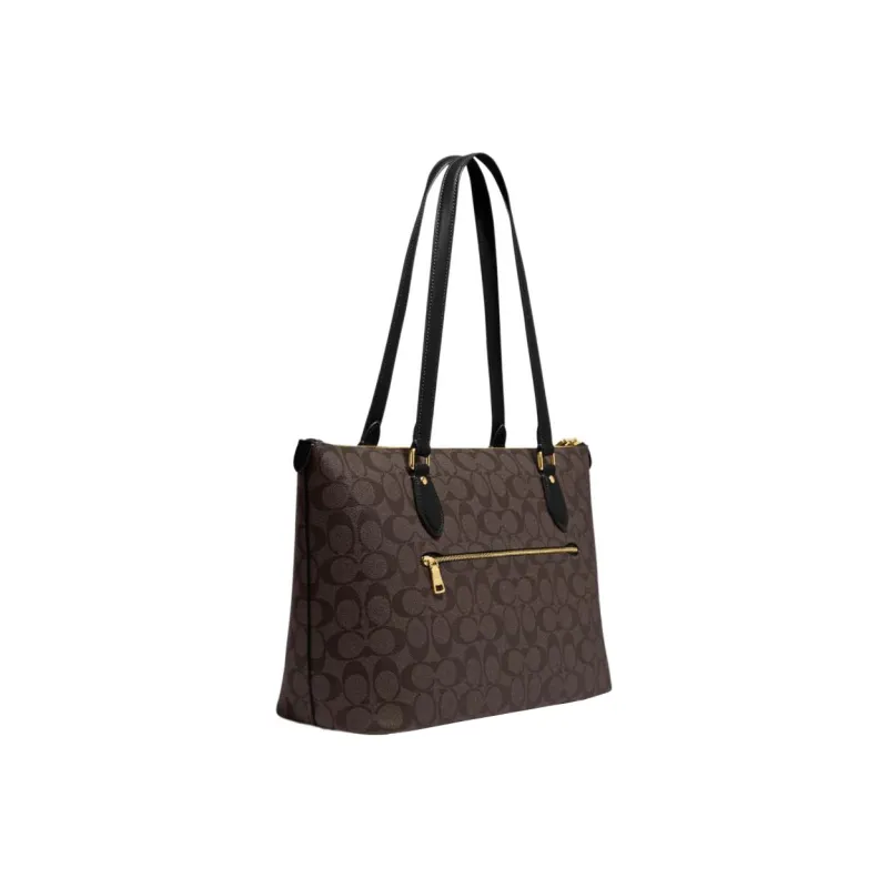 COACH Zip Top Tote Shoulder Bags-1
