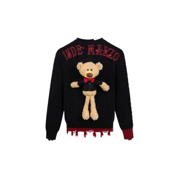 13 DEMARZO Sweater Unisex Includes Gift Box Sets Black
