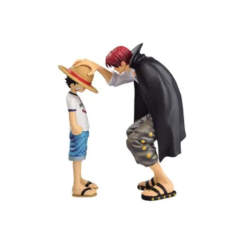 BANPRESTO Monkey D. Luffy Ichiban Kuji One Piece Emotional Story Award Turning Point Luffy & Shanks Bonus Gifts 13cm