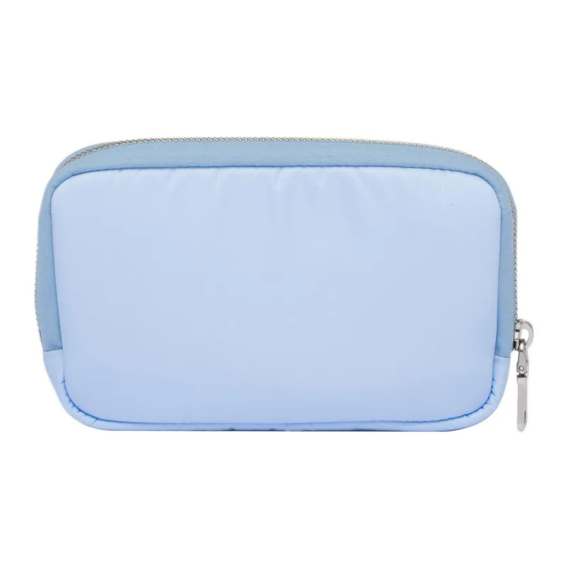 PRADA Recycled Nylon Wallet Tubas Women's Light Blue-1