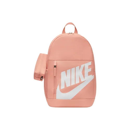 Nike Polyester Backpack Women's Orange Pink
