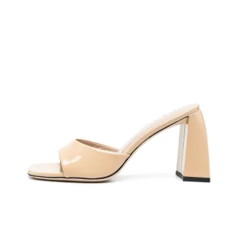 By Far Michele 100 Patent-leather Mules