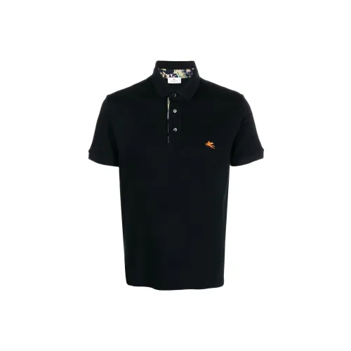 ETRO Polo Shirts Men Black