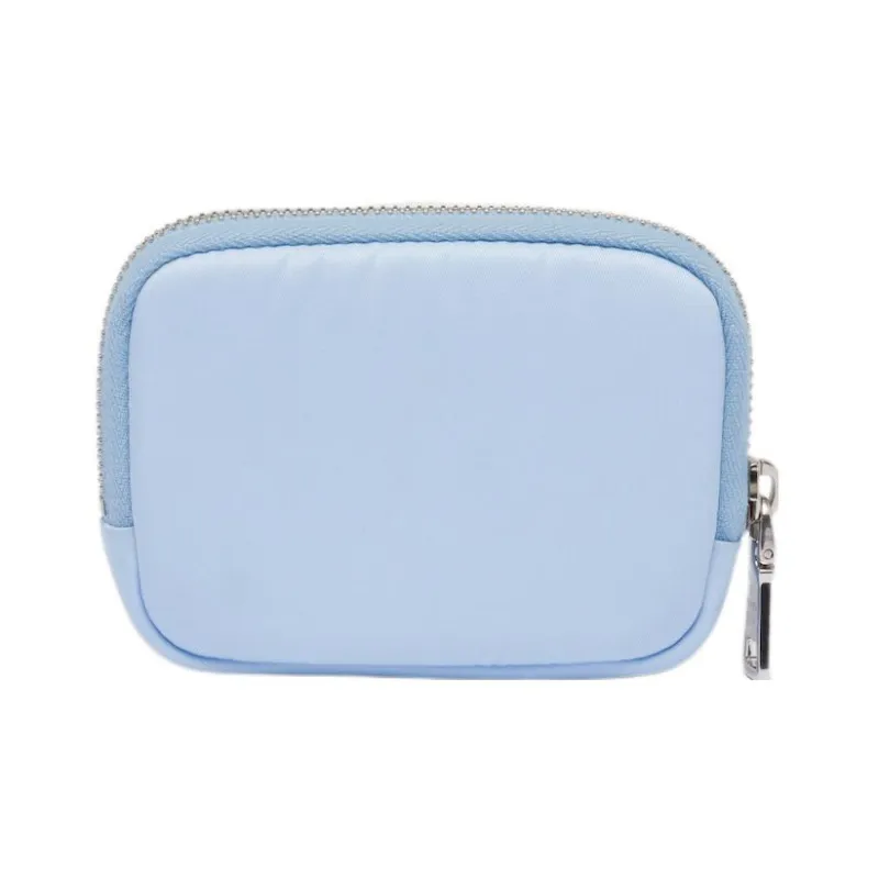 PRADA Recycled Nylon Wallet Small Size Women's Light Blue-2