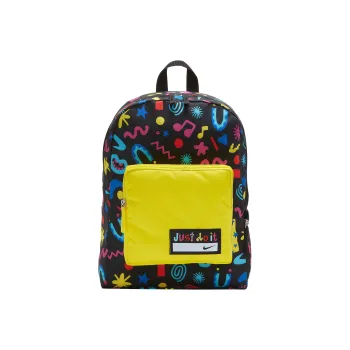 Nike Polyester Backpack Regular Men's Black/Yellow