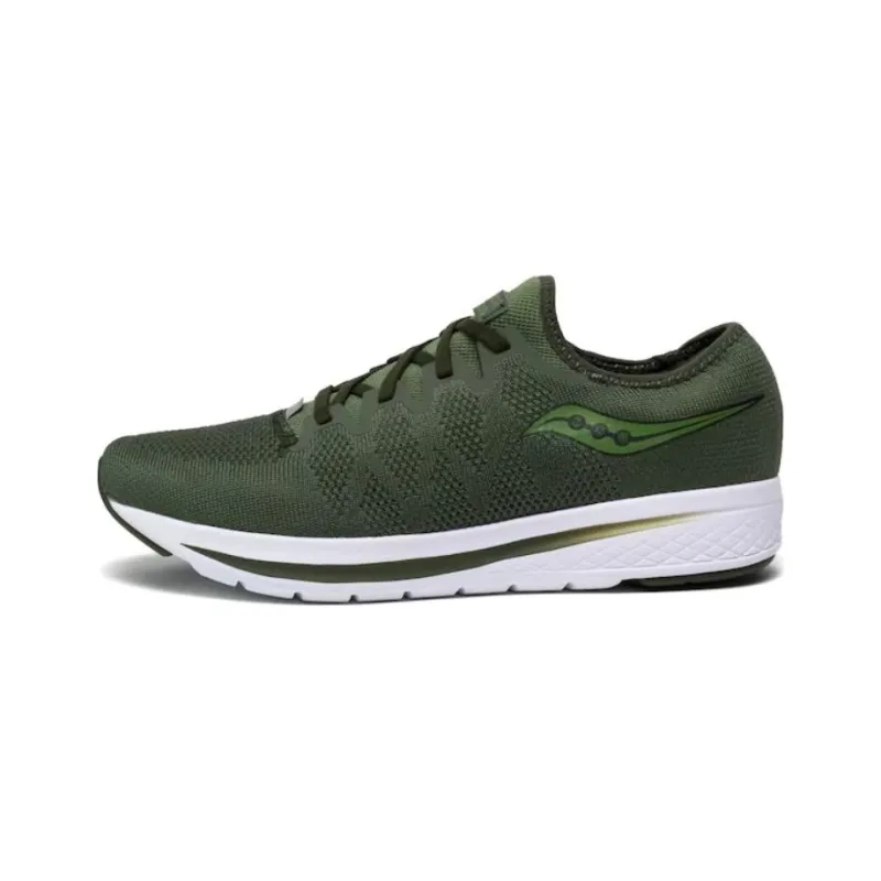Saucony Anti Slip Wear Resistant Low Top Slip Resistant Casual Men's Green Brown-0