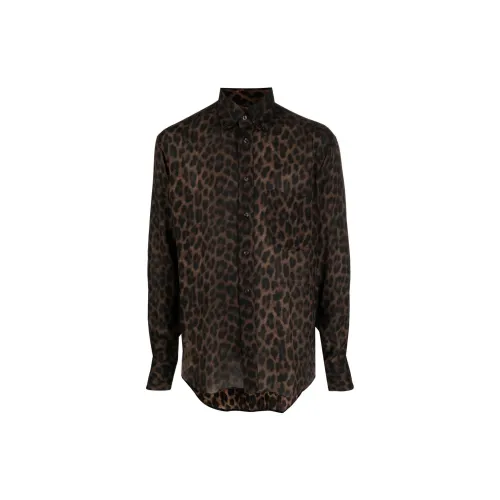 TOM FORD Shirts Men Brown