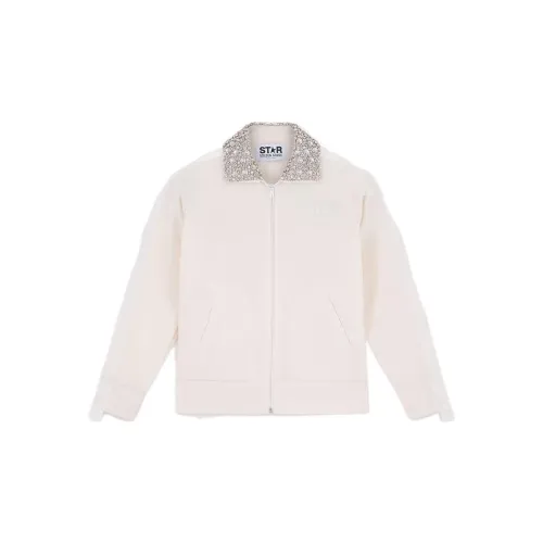 Golden Goose Crystal Collar Zip-up Jacket