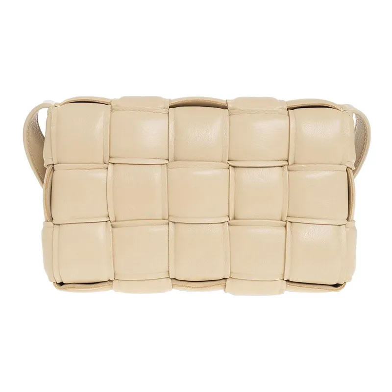 Bottega Veneta Cassette Shoulder Bag Mini Padded Intrecciato Beige-1