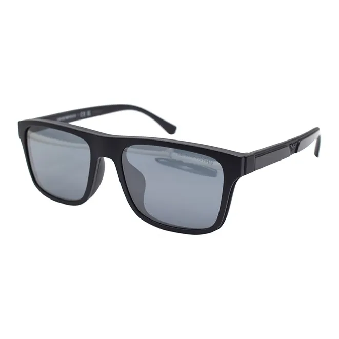 EMPORIO ARMANI Sunglasses Men Matte Black/Black Legs-2
