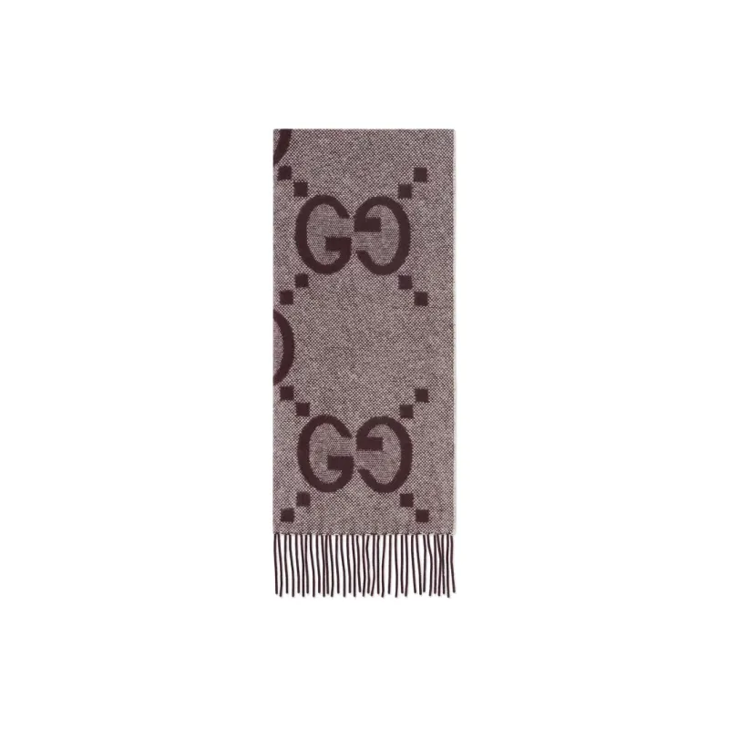 GUCCI Gg Damier jacquard Scarf-0