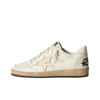 Golden Goose Ball Star Ltd White Salmon Pink Women's