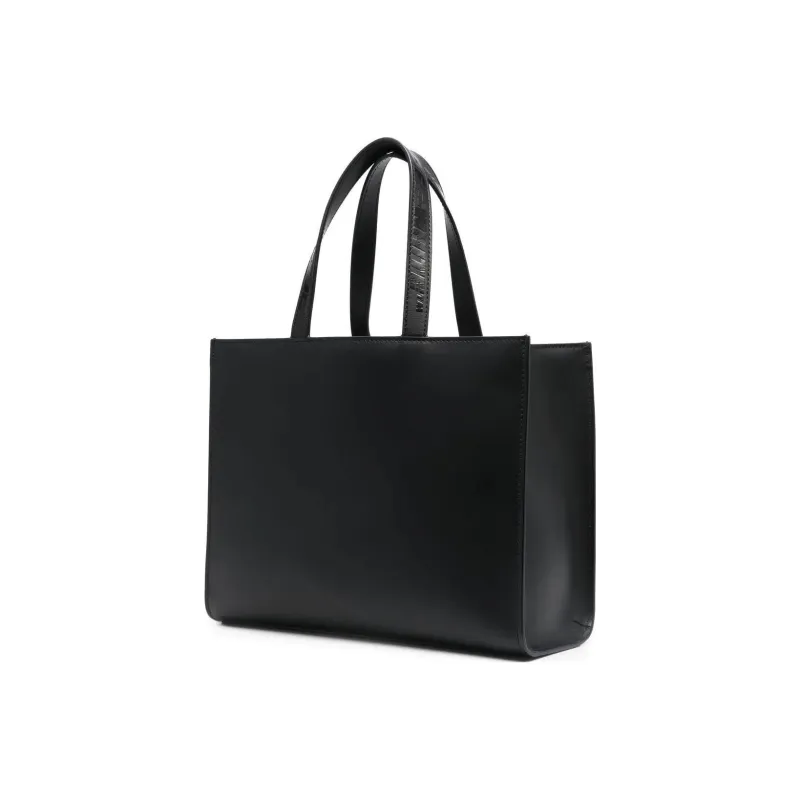 OFF WHITE Diag Hybrid Shop 28 Lettering Tote Bag Black/White-1