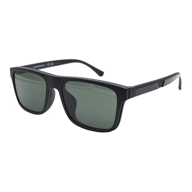 EMPORIO ARMANI Sunglasses Men Matte Black/Black Legs-1