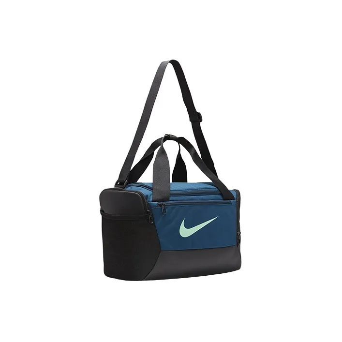 Nike Polyester One Shoulder Crossbody Portable Luggage Bag Gym Bag Unisex Turquoise-1