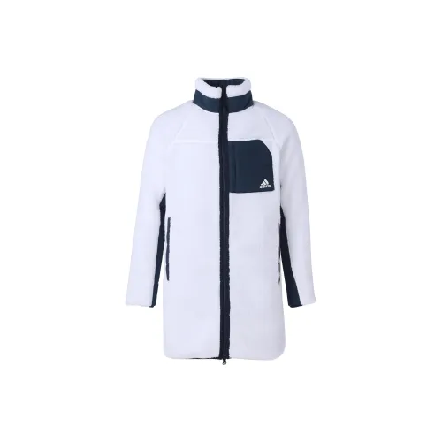 Adidas Velvet Jackets Unisex White