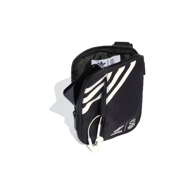 Adidas Originals Polyester Shoulder Bag Crossbody Bag Regular Unisex Black-3