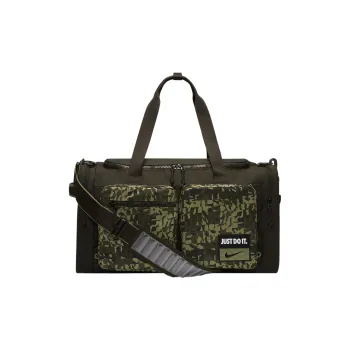 Nike Polyester Luggage Bag Gym Bag Medium Size Unisex Army Green