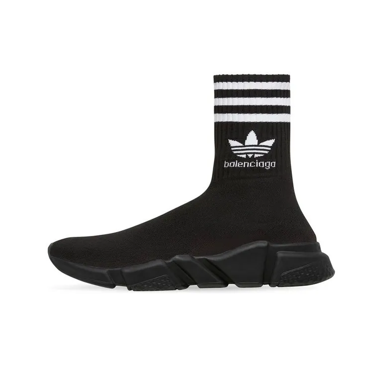 Balenciaga X Adidas Speed Trainer Black Women's-0
