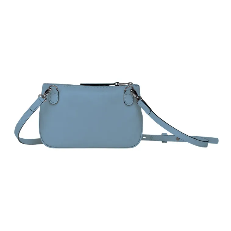 LONGCHAMP 3D Cow Leather Clutches Shoulder Bag Crossbody Bag Regular Women's Dark Gray-2