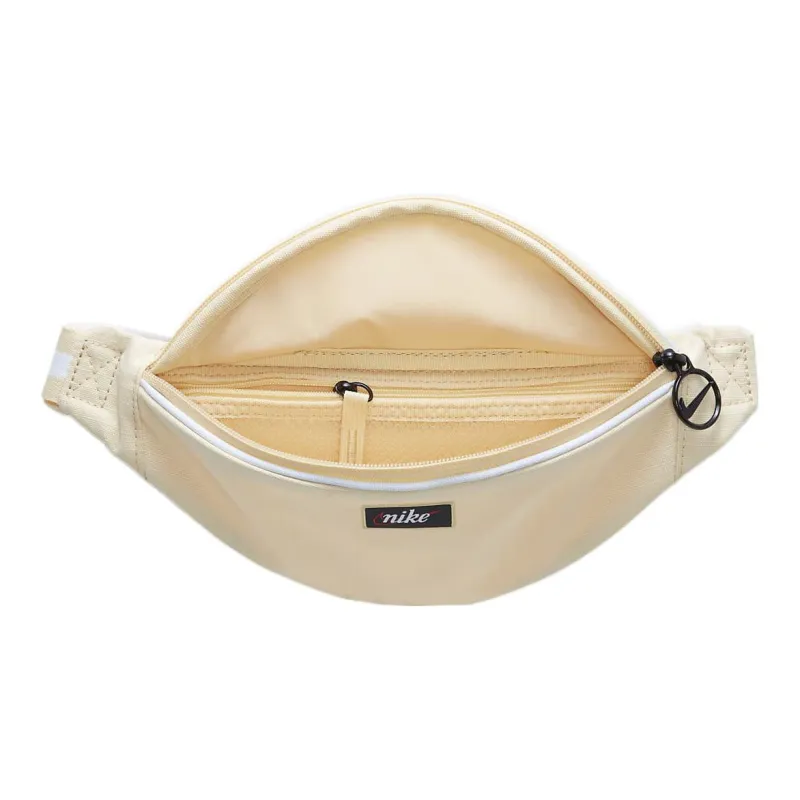 Nike Heritage Polyester Shoulder Bag Crossbody Bag Fanny Pack Small Size Unisex Light Vanilla/Light Vanilla/White-2