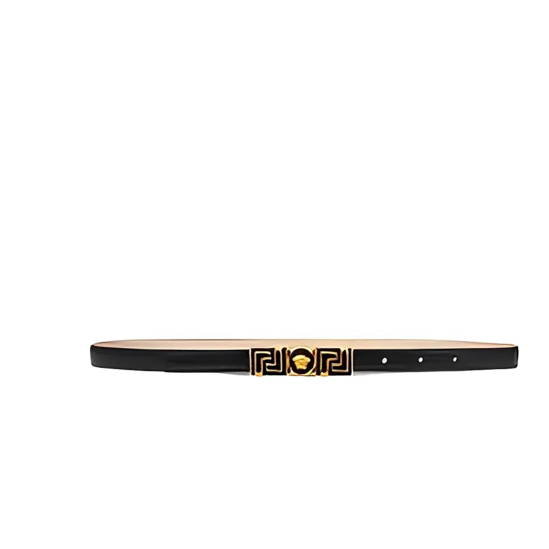 VERSACE Logo Detailed Buckle Belt-1