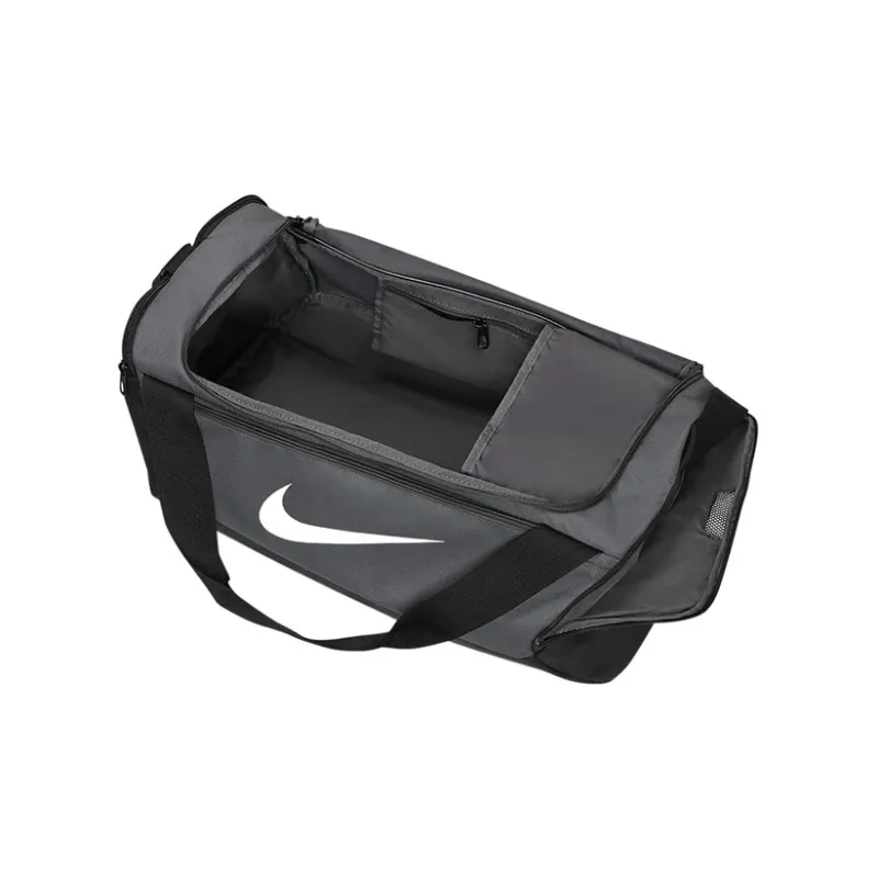 Nike Brasilia Polyester One Shoulder Crossbody Portable Luggage Bag, Gym Bag Trumpets Unisex Black Gray-4