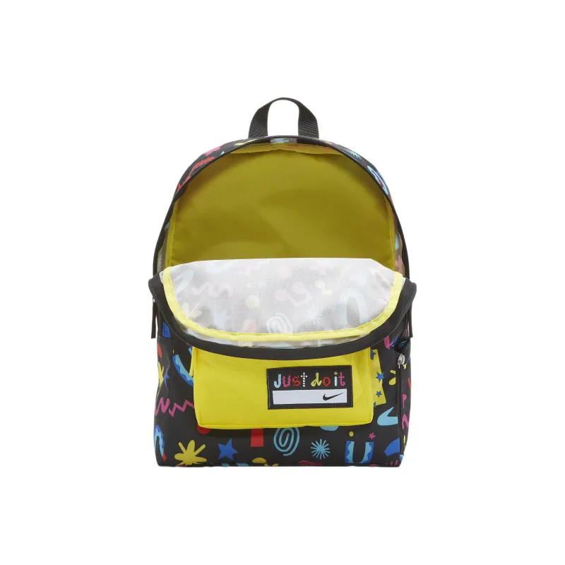 Nike Polyester Backpack Regular Men's Black/Yellow-3