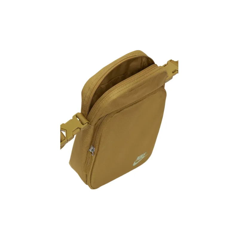 Nike Heritage Nylon Cell Phone Pouch, Shoulder Bag, Crossbody Bag Unisex Khaki/Yellow-3