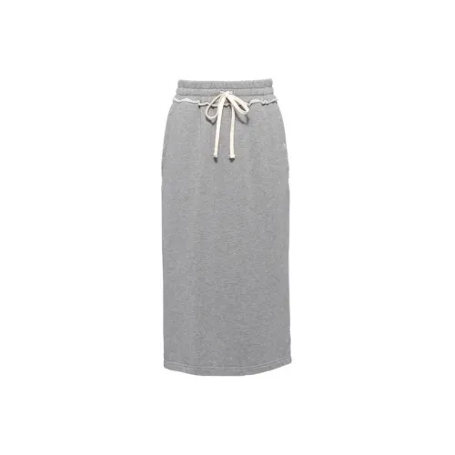 MIU MIU Casual Long Skirts Women's Gray