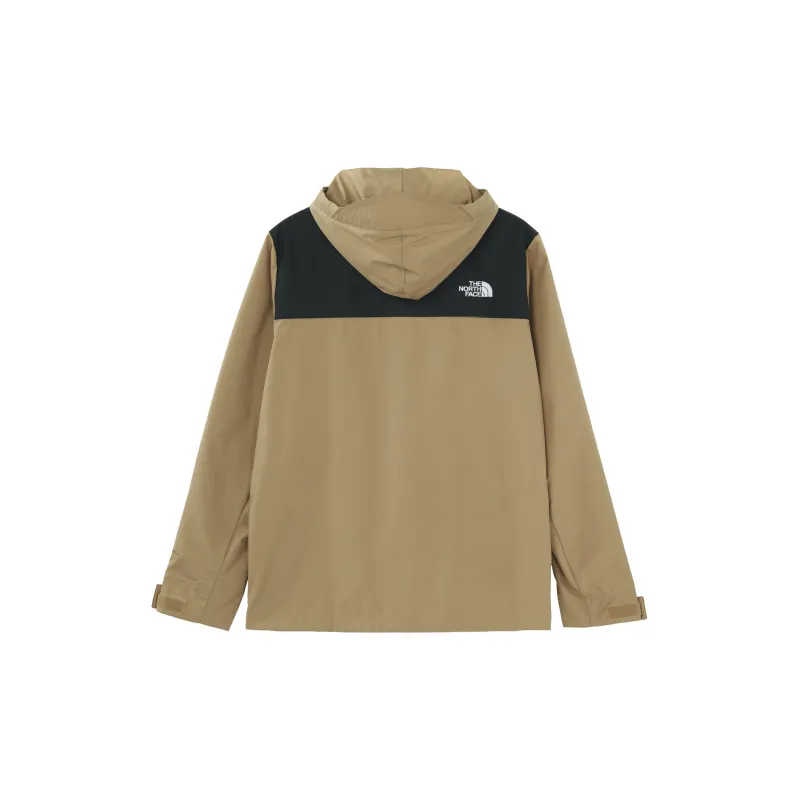 THE NORTH FACE Outdoor Hiking Water Resistant Windproof And Water Repellent Windbreaker Jacket Men's Brown-1