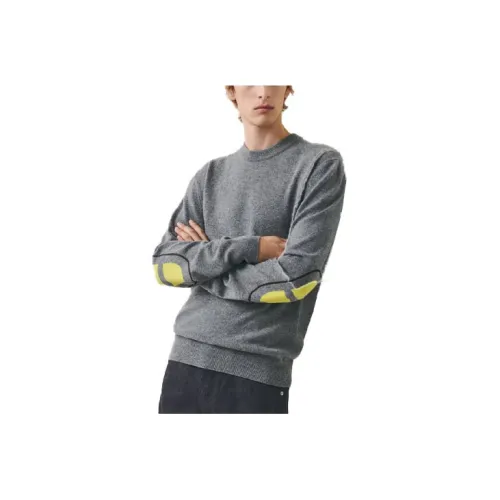 HERMES Cashmere Sweaters Men Gray