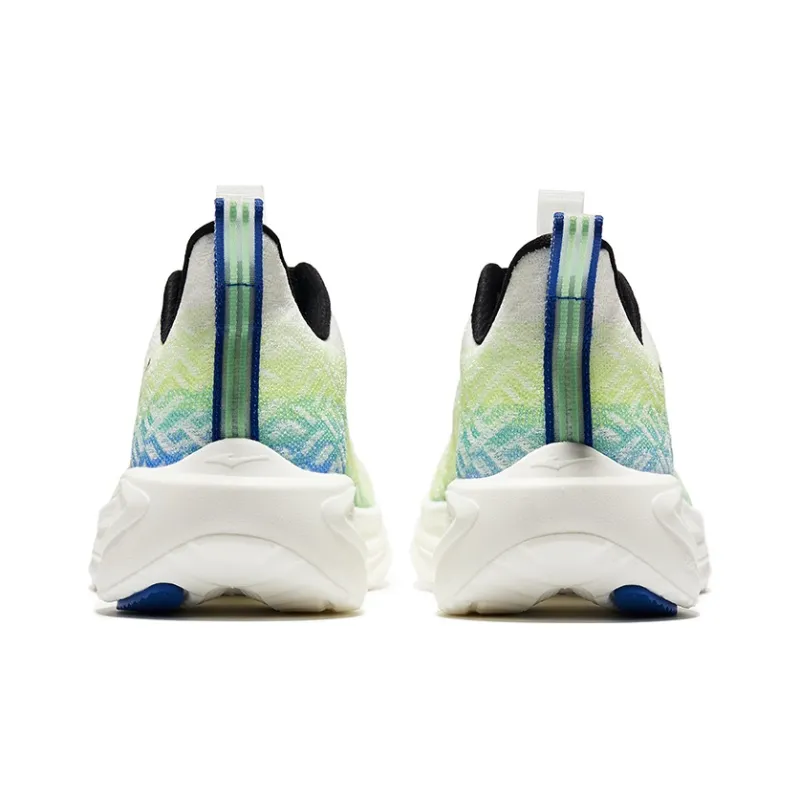 Erke Light Cloud Running Shoes Men Low Top White/Blue-3