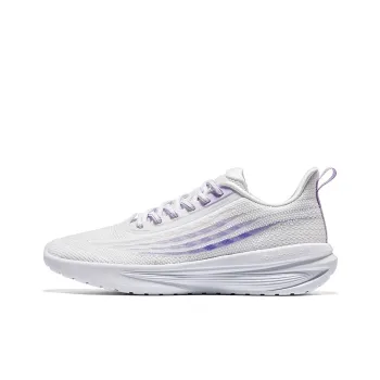 Erke Water Drift 4.0 Anti Slip Wear Resistant Low Top Running Shoes Women's White Purple