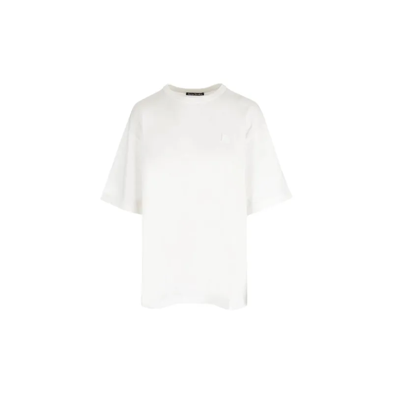 Acne Studios Face Logo Patch Crewneck T Shirt-0