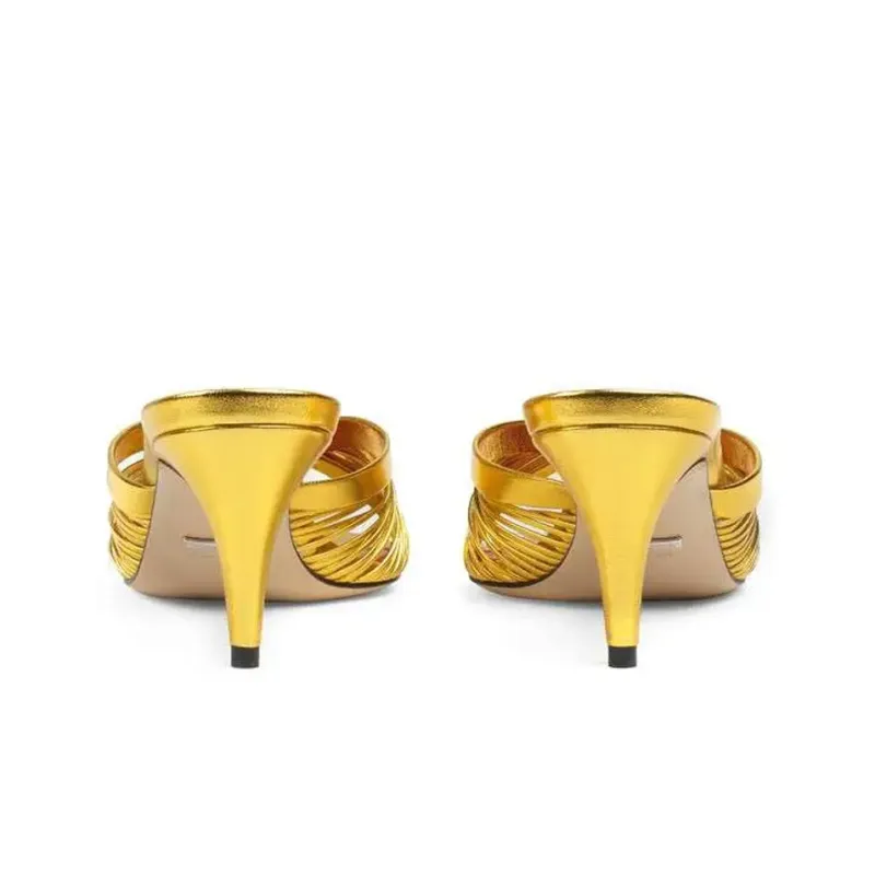 GUCCI Knot Detail Sandals-4