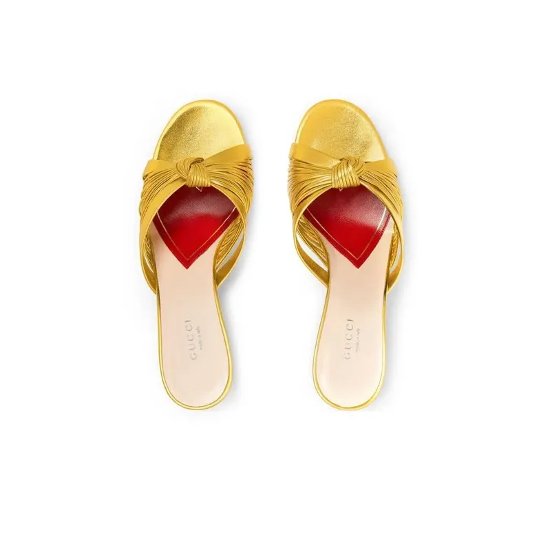 GUCCI Knot Detail Sandals-3