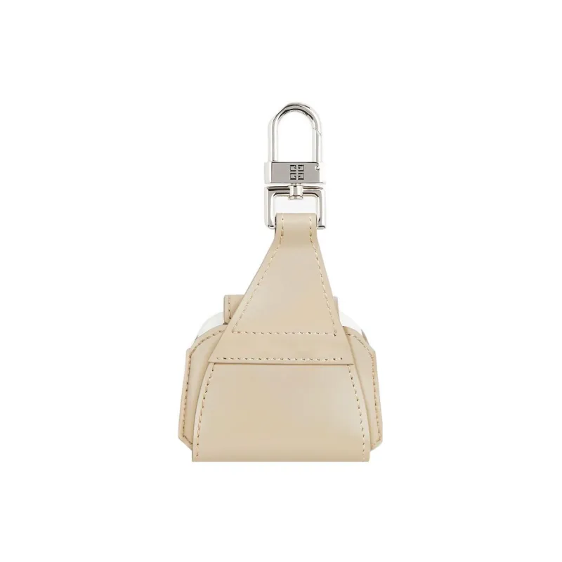 Givenchy Antigona Cow Leather AirPods Protective Cover Earphone Case Men's Beige-1
