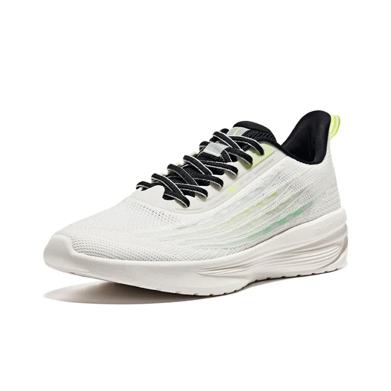 Erke Water Drift 4.0 Anti Slip Wear Resistant Low Top Running Shoes Men's White Green-2