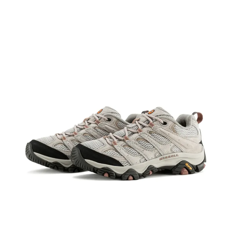 MERRELL MOAB 3 Cushioning Slip Resistant Low Top Outdoor Shoes Women's Ecru-1