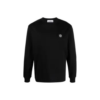 STONE ISLAND Compass patch Long sleeve T shirt