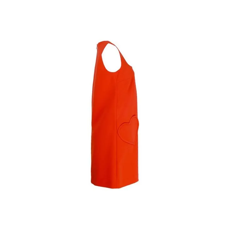 Valentino Sleeveless Dresses Women's Red-3