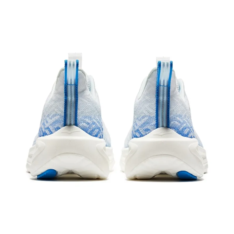 Erke Cushioning Anti-Slip And Wear-Resistant Low-Top Running Shoes Men's Erke White Dark Blue-3